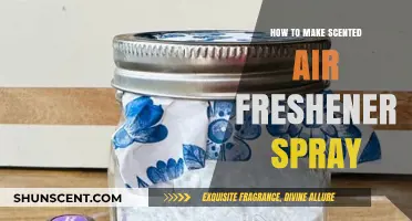DIY Scented Air Freshener Spray: Easy Homemade Recipe for Fresh Spaces