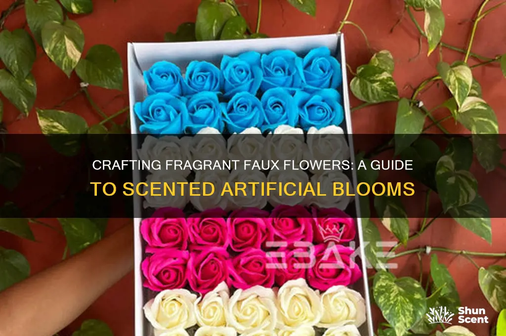 how to make scented artificial flowers