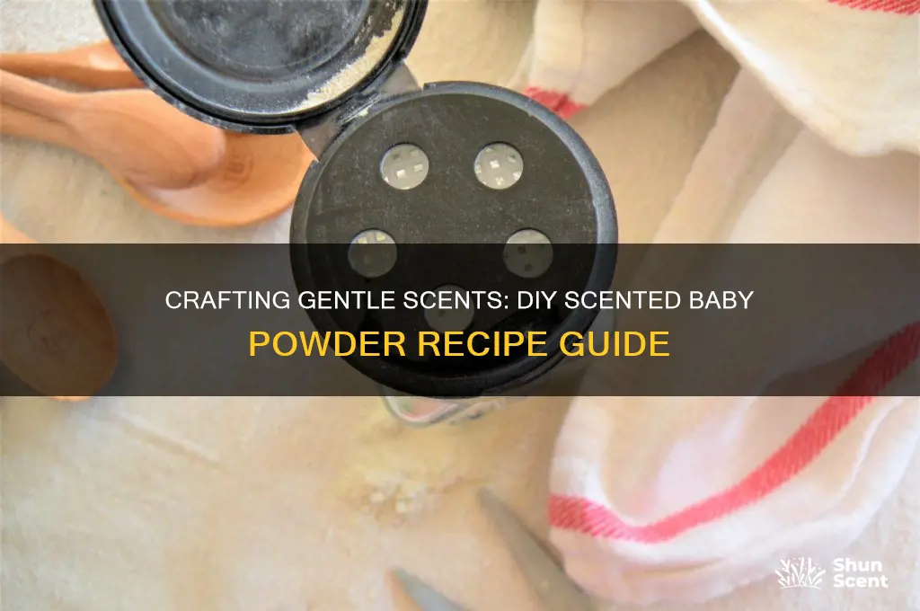 how to make scented baby powder