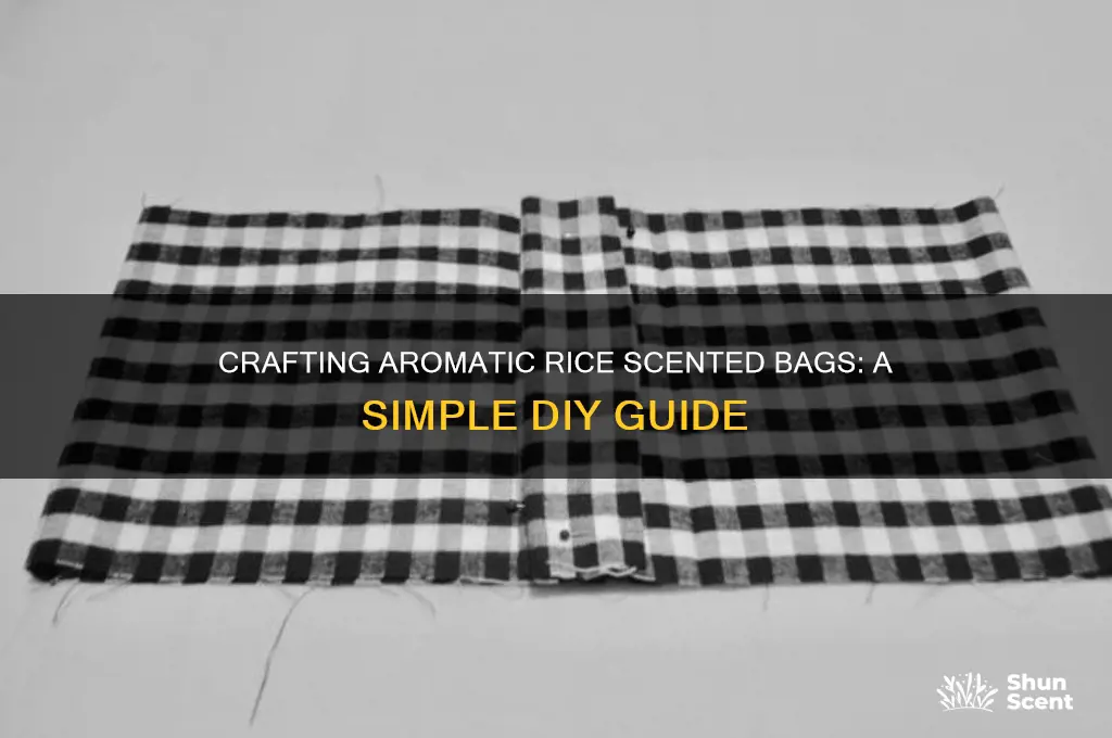 how to make scented bags with rice