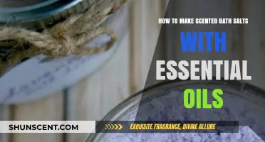 DIY Scented Bath Salts: Relaxing Recipes with Essential Oils