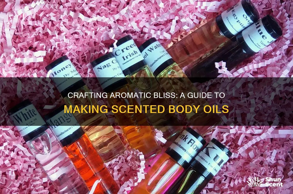 how to make scented body oils