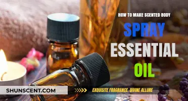 Craft Your Own Scented Body Spray with Essential Oils