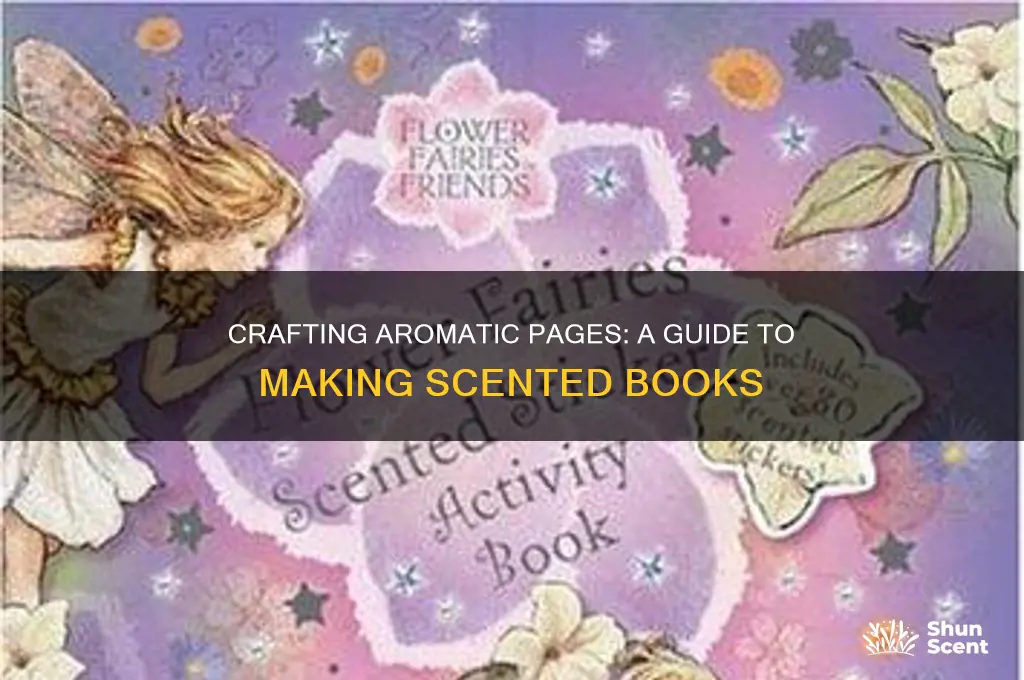 how to make scented books