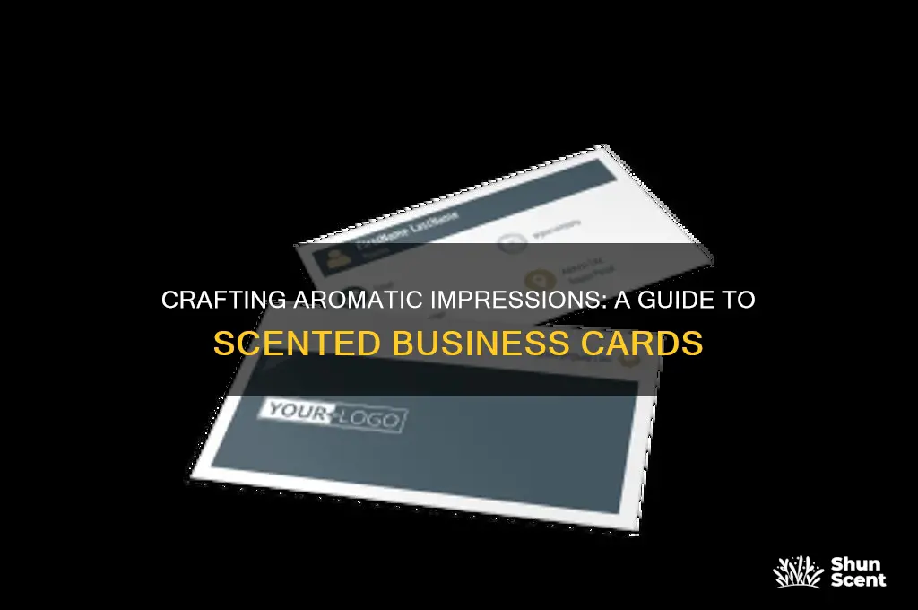 how to make scented business cards