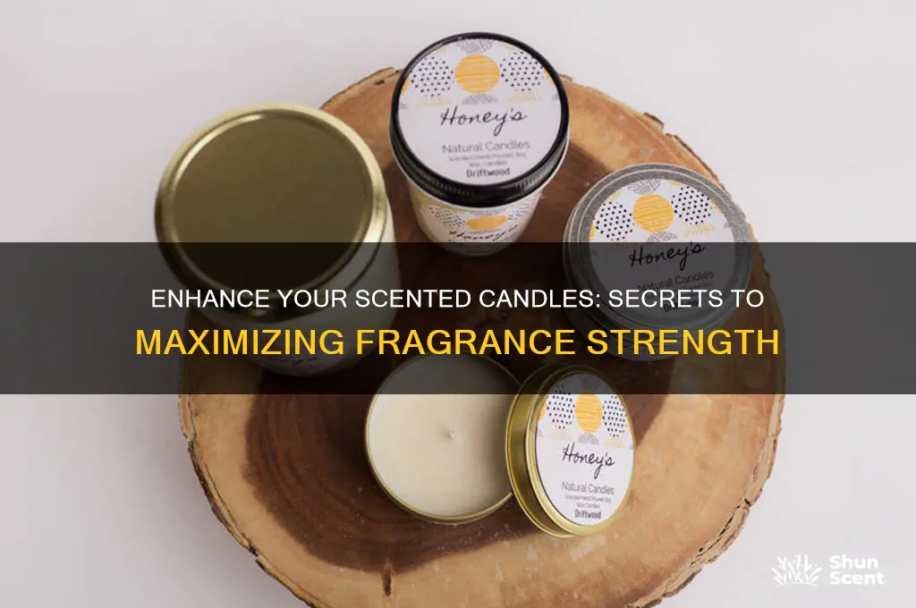how to make scented candles smell strong