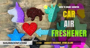 DIY Scented Car Air Freshener: Easy Homemade Aromatic Solutions