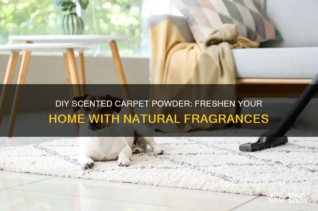 how to make scented carpet powder