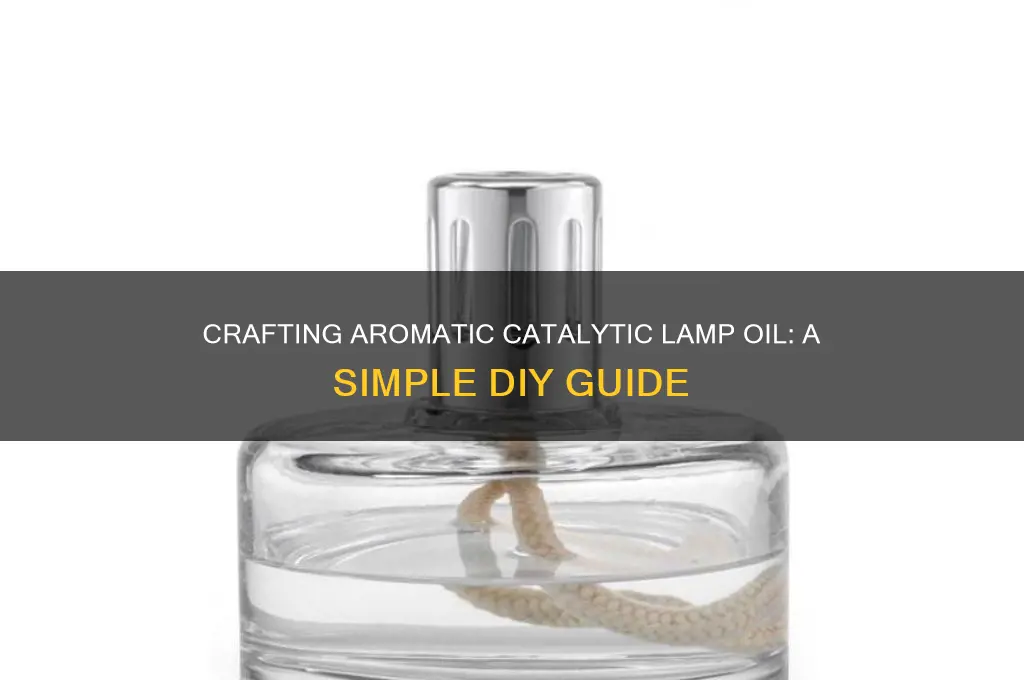 how to make scented catalytic lamp oil