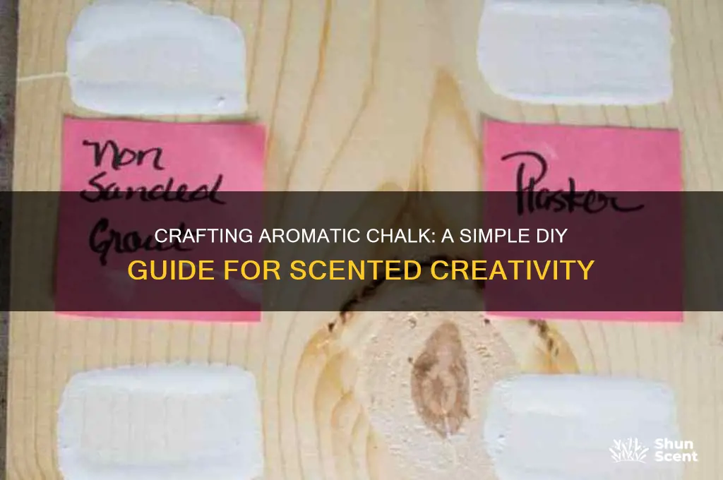 how to make scented chalk