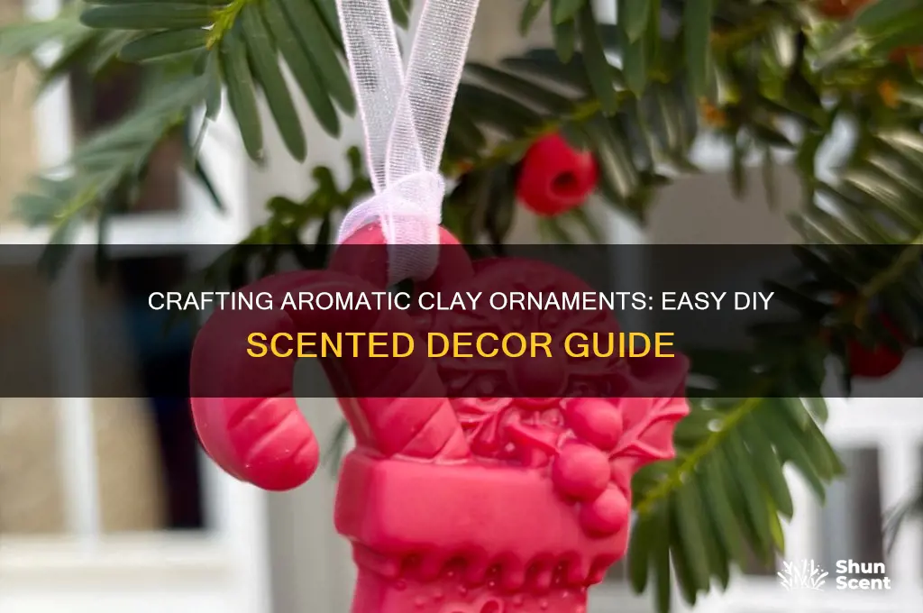 how to make scented clay ornaments