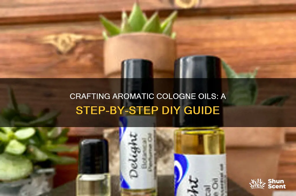 how to make scented cologne oils