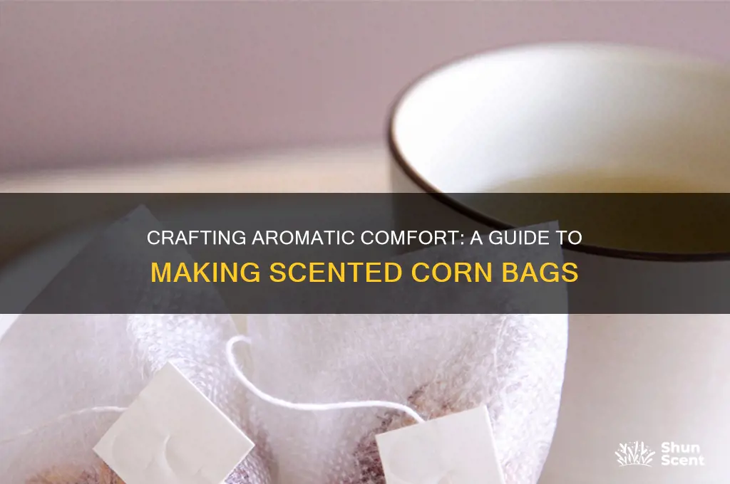 how to make scented corn bags