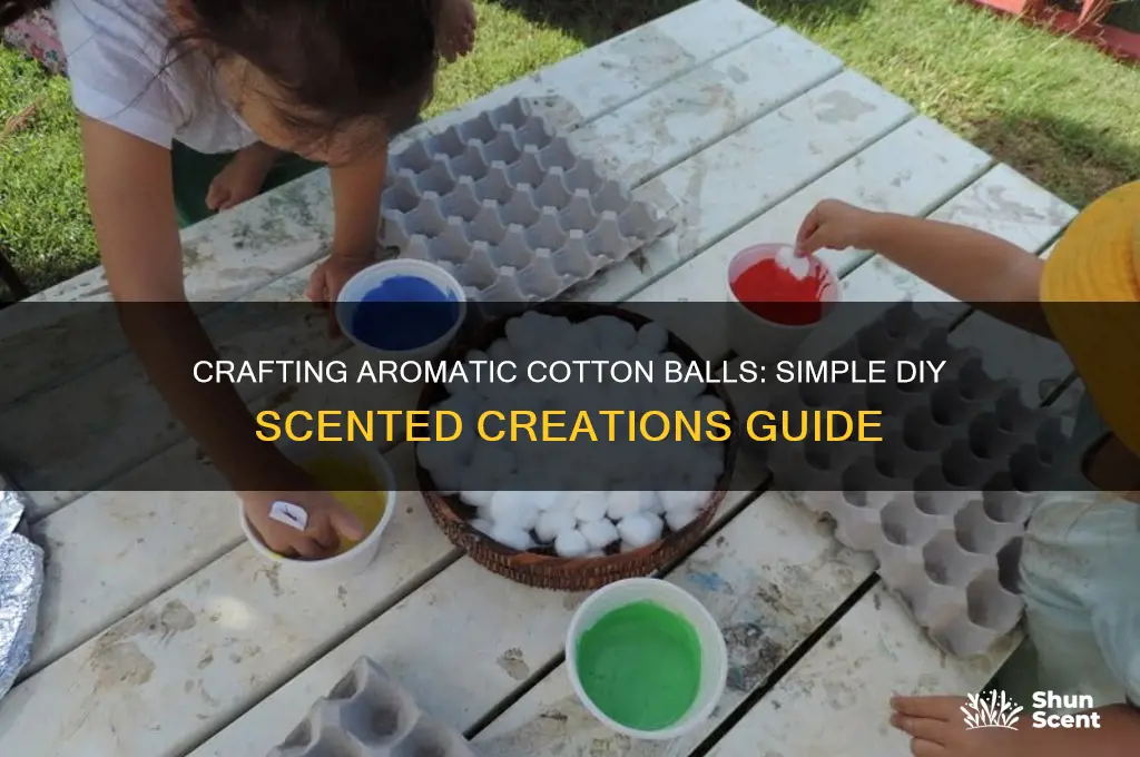 how to make scented cotton balls
