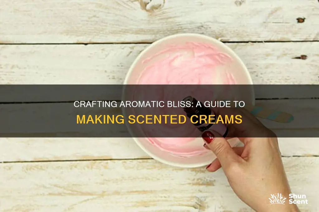 how to make scented creams