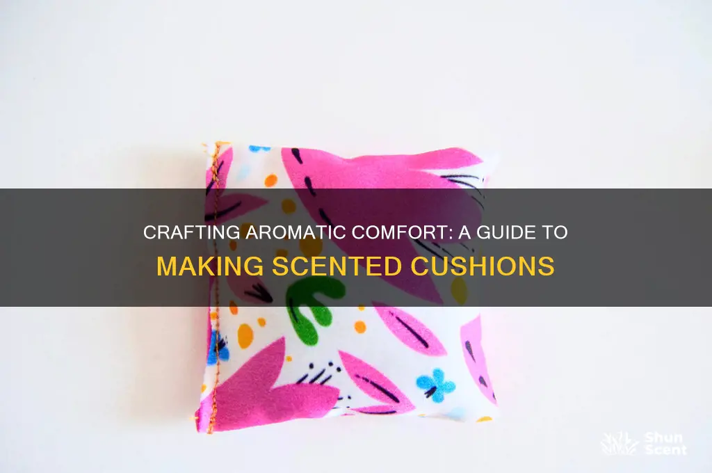 how to make scented cushions