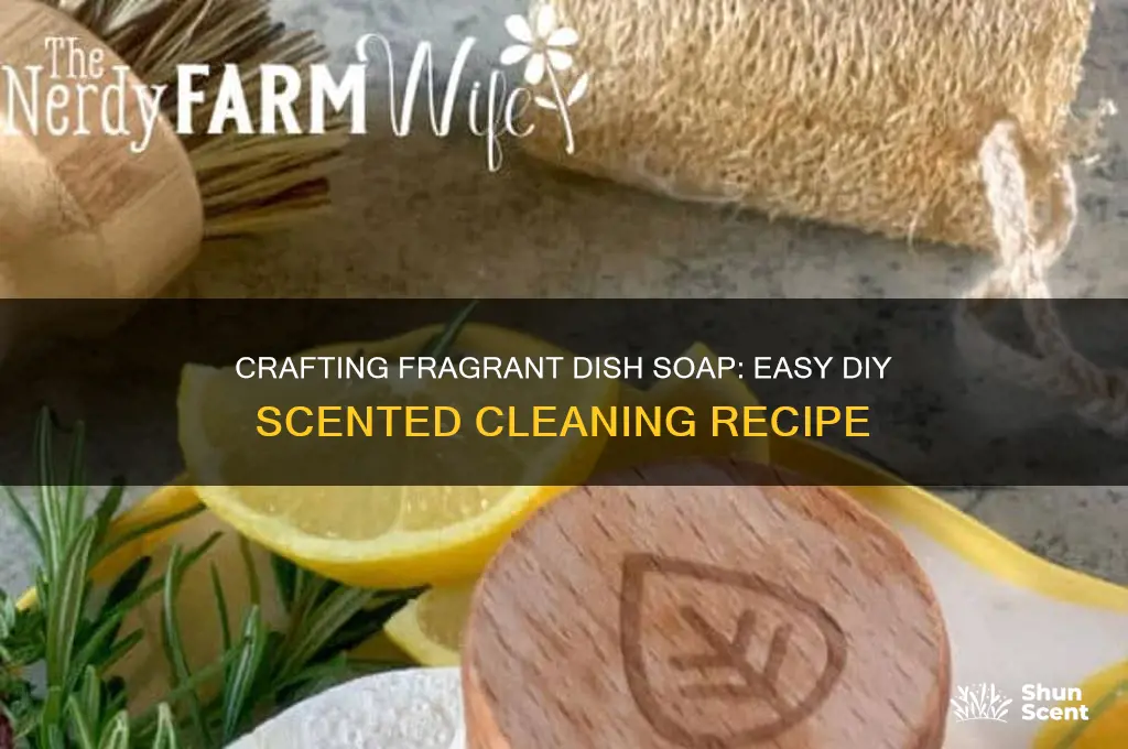 how to make scented dish soap