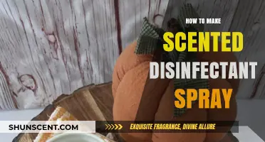 DIY Scented Disinfectant Spray: Easy Homemade Cleaning Solution Guide