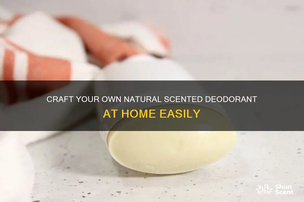 how to make scented diy deodorant