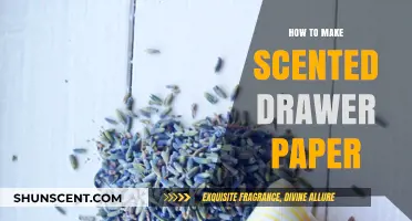 Crafting Fragrant Drawer Liners: A Simple DIY Scented Paper Guide