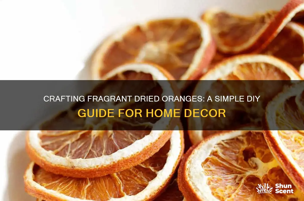 how to make scented dried oranges