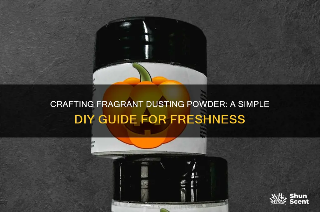 how to make scented dusting powder