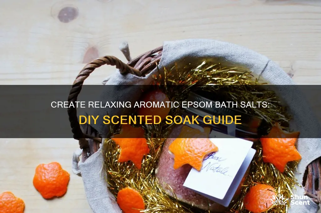 how to make scented epsom bath salts