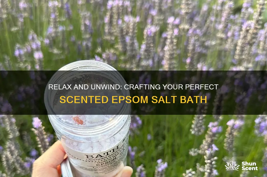 how to make scented epsom bath