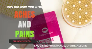 DIY Scented Epsom Salt: Soothing Relief for Aches and Pains