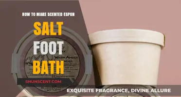 Relaxing DIY Scented Epsom Salt Foot Bath Recipe for Soft Feet