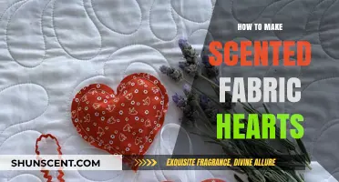 Crafting Fragrant Fabric Hearts: A Simple DIY Guide for Beginners
