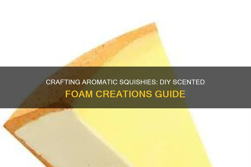 how to make scented foam squishies