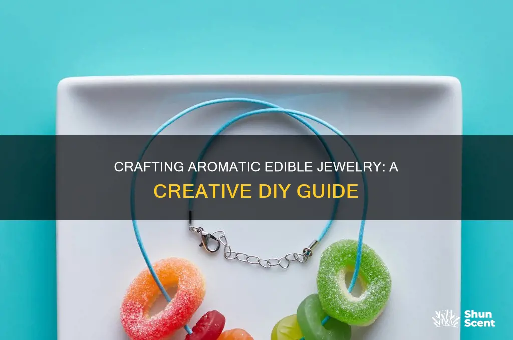 how to make scented food jewelry