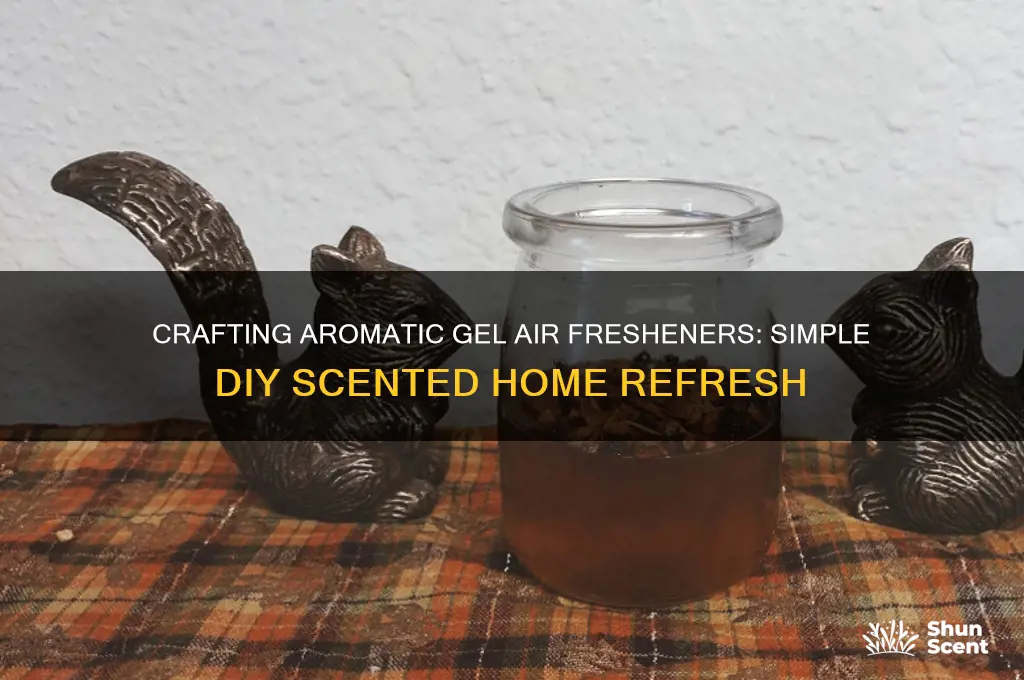 how to make scented gel air fresheners