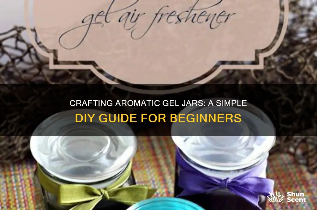 how to make scented gel jars
