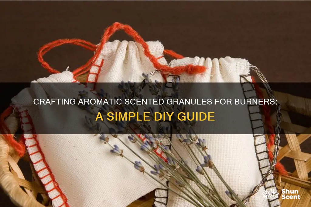 how to make scented granules for burners