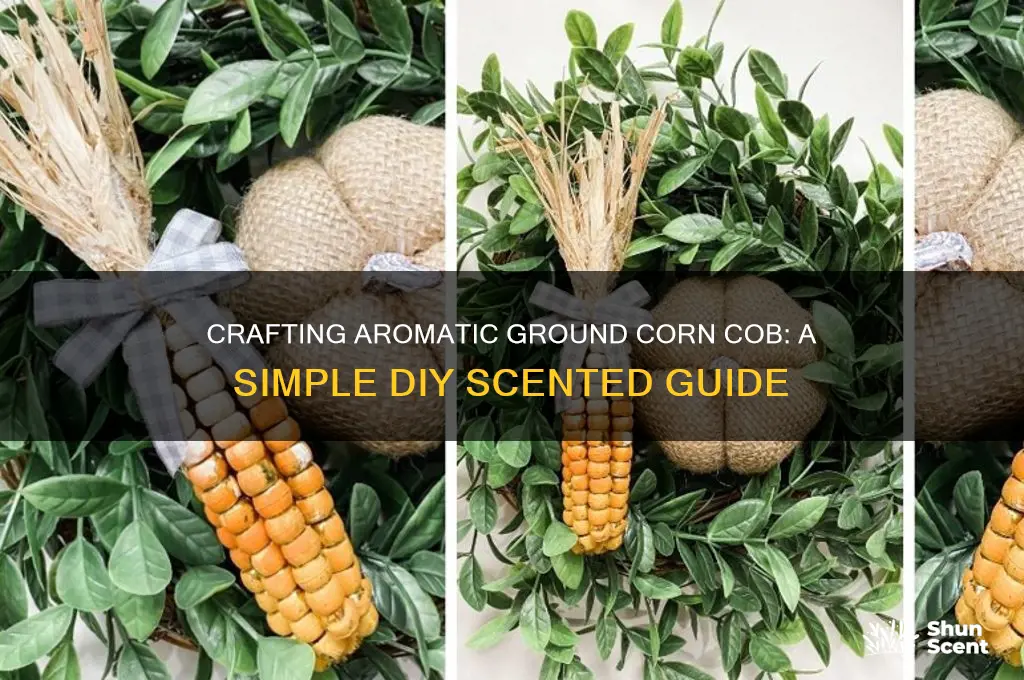 how to make scented ground corn cob