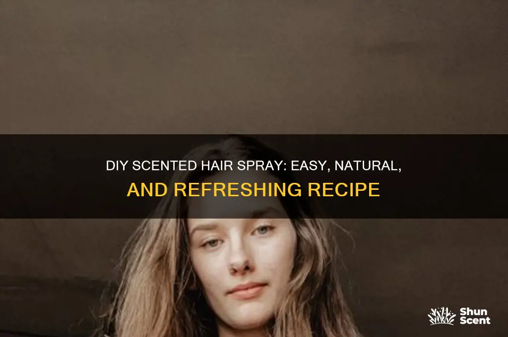how to make scented hair spray