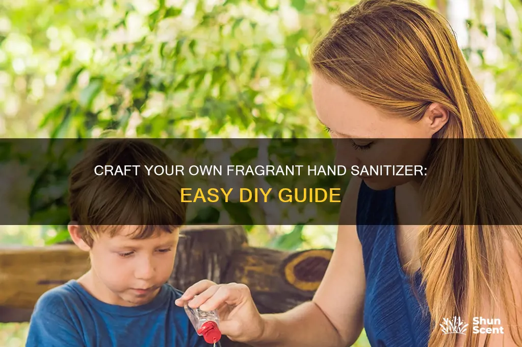 how to make scented hand sanitizer