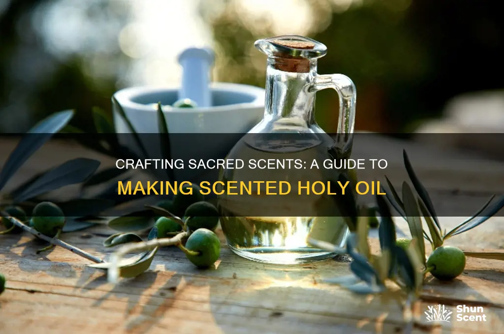 how to make scented holy oil