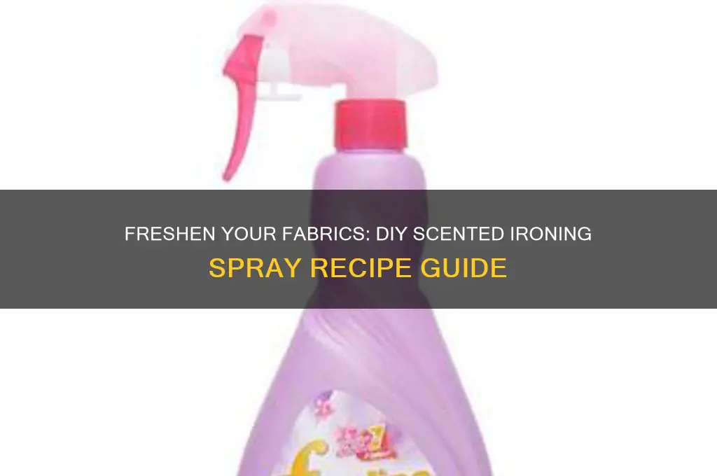 how to make scented ironing spray