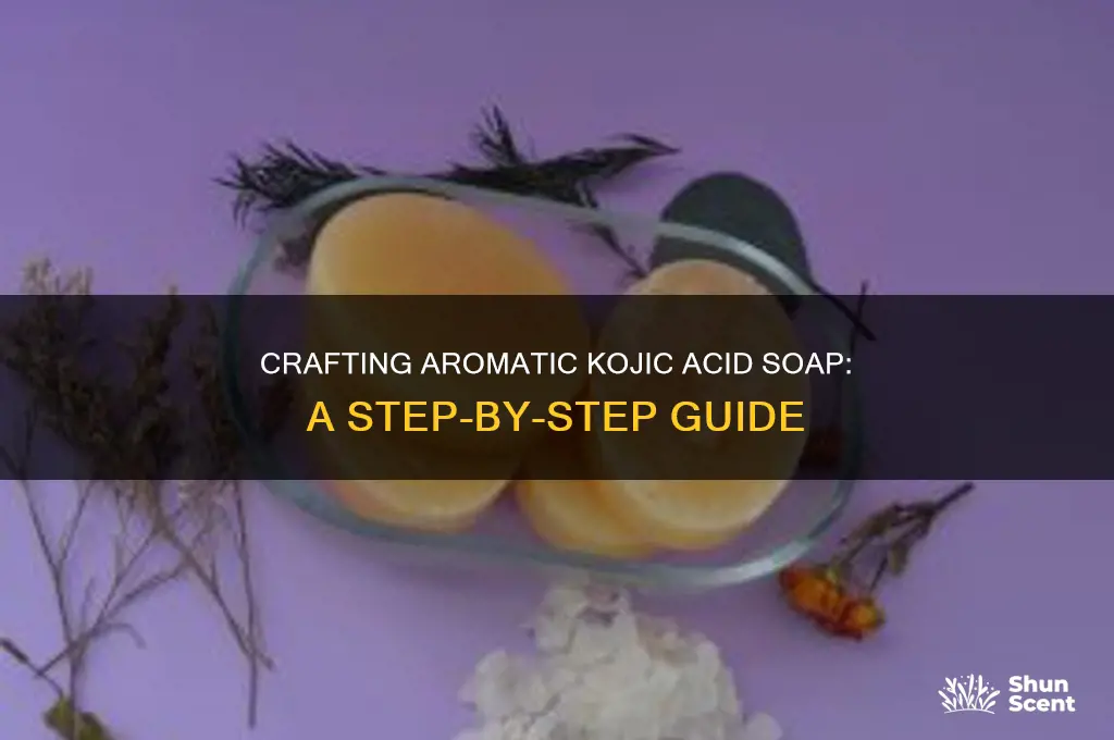 how to make scented kojic acid soap
