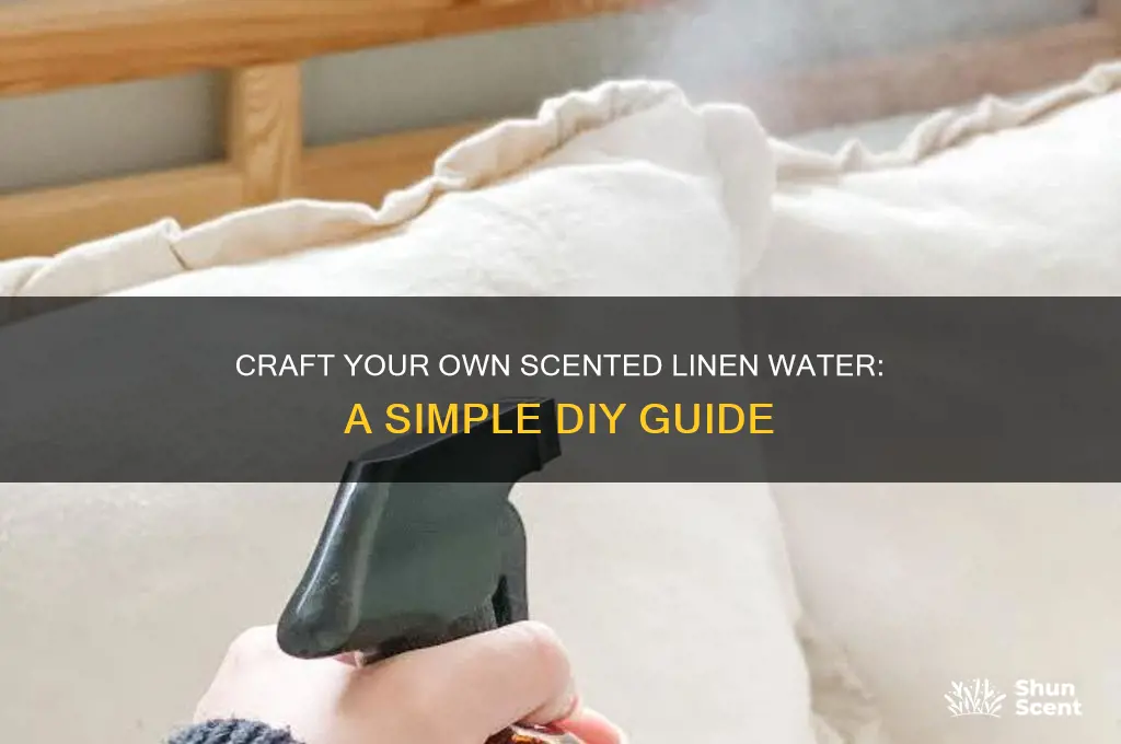 how to make scented linen water