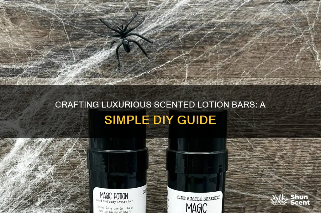 how to make scented lotion bars