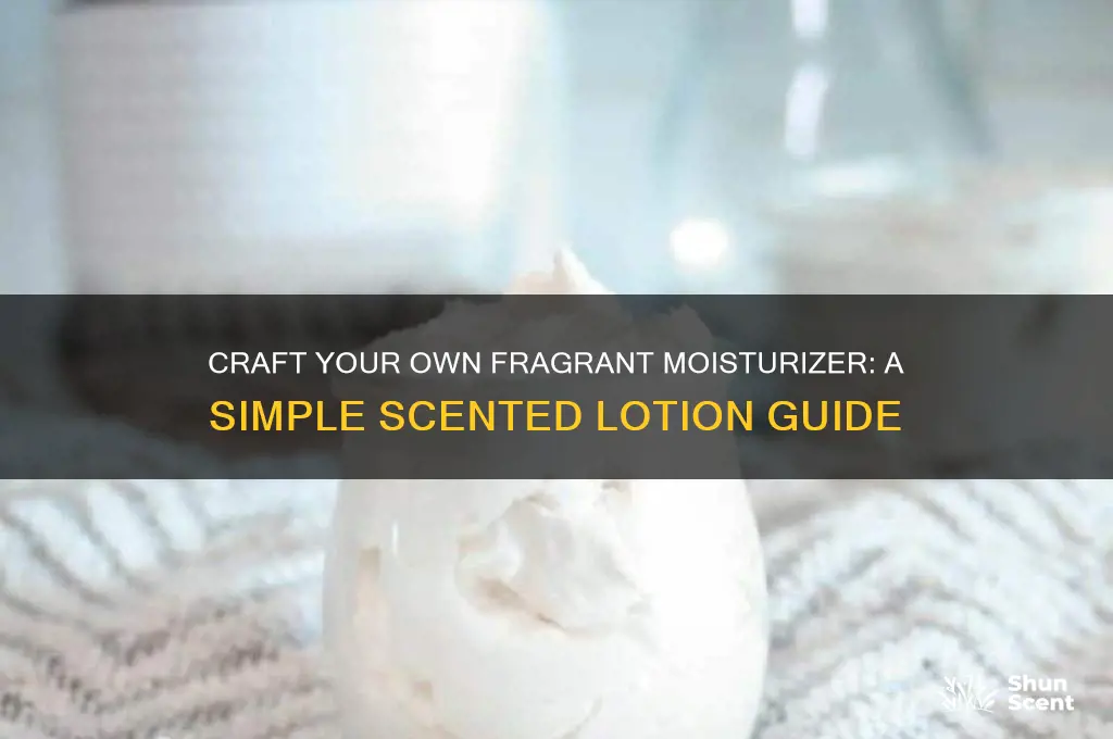 how to make scented lotion