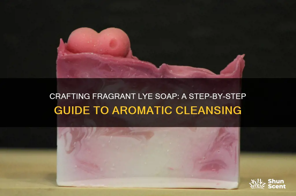 how to make scented lye soap