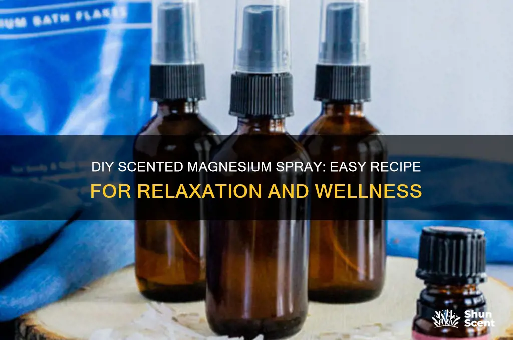 how to make scented magnesium spray