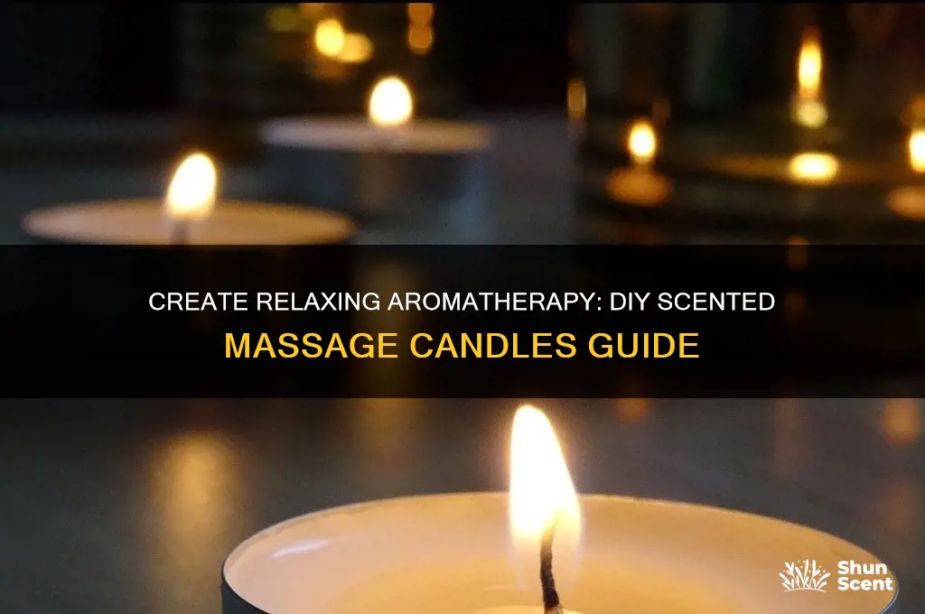how to make scented massage candles