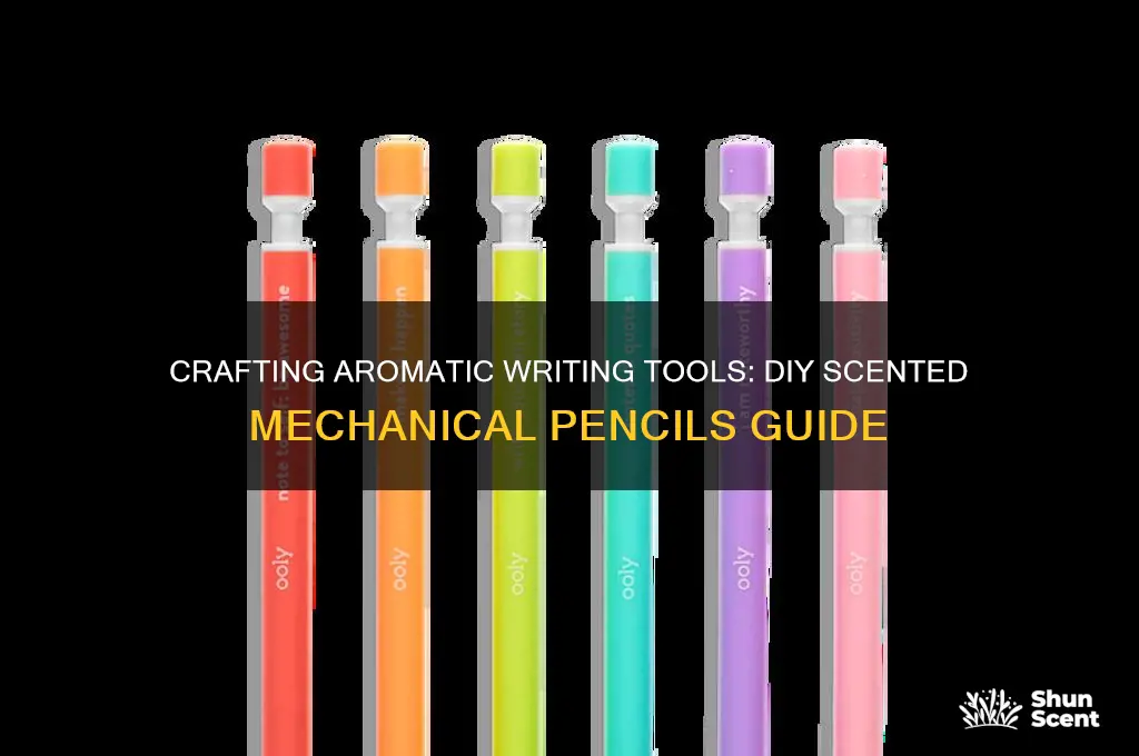 how to make scented mechanical pencils