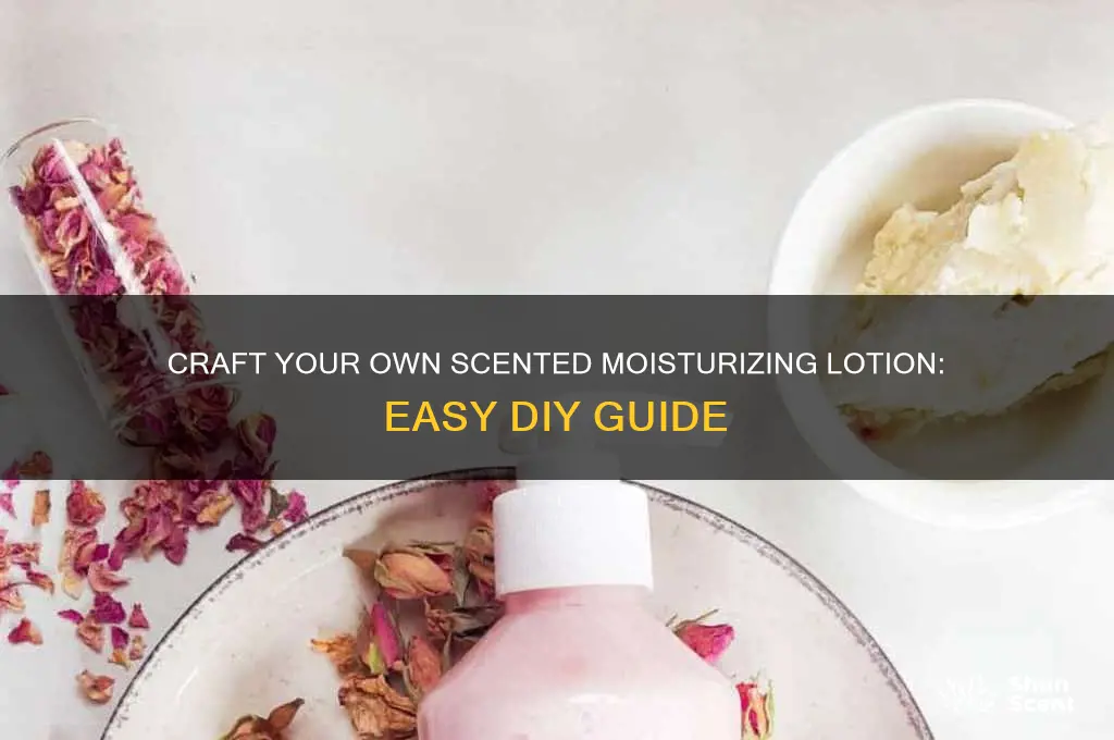 how to make scented moisturizing lotion